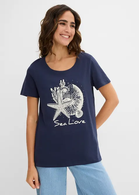 T-shirt Sea Love, bonprix