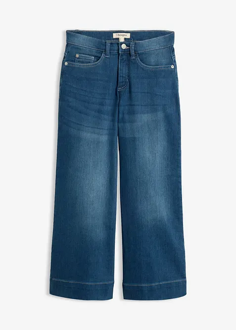 Jupe-culotte en jean ultra-doux, bonprix