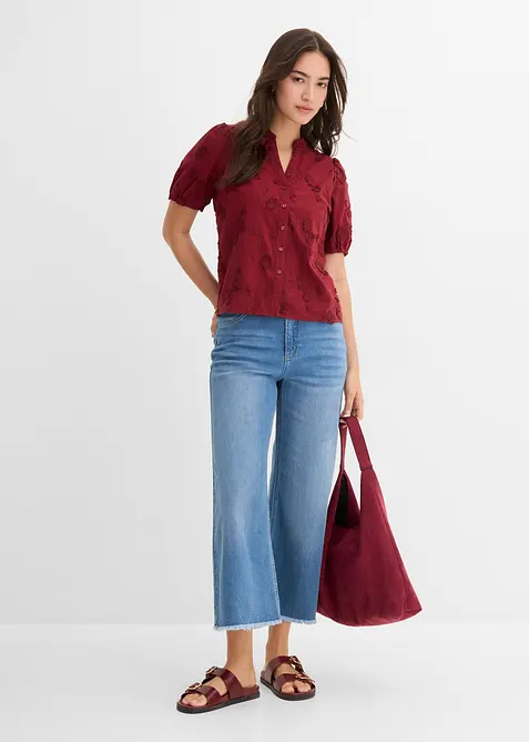Jean large 7/8 extensible, bonprix