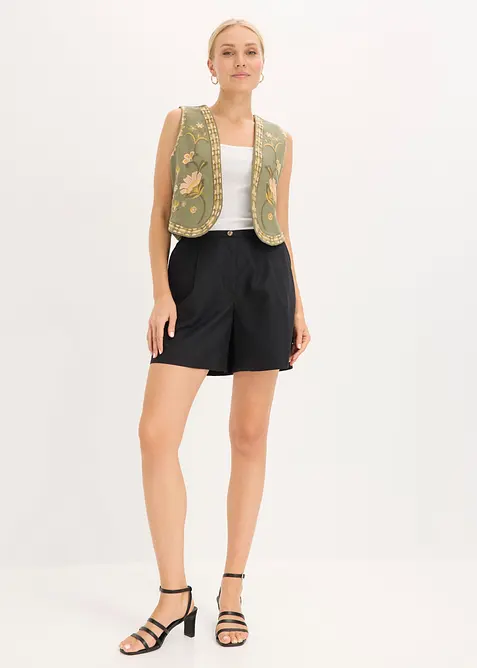 Bermuda &agrave; taille &eacute;lastiqu&eacute;e, bonprix