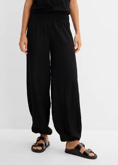 Pantalon ballon en viscose fluide, bonprix