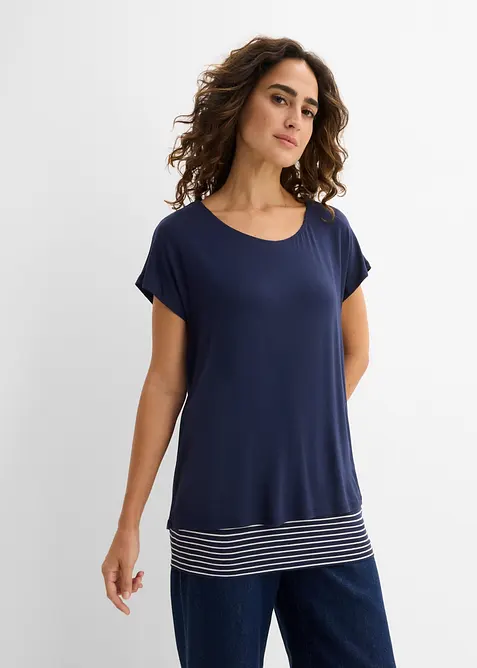 T-shirt 2 en 1, bonprix