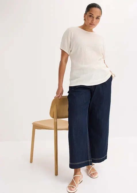 T-shirt textur&eacute;, bonprix