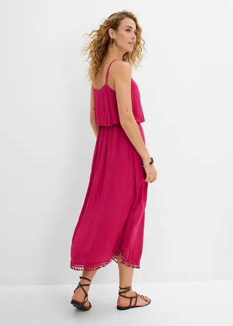 Maxikleid aus strukturierter Viskose, bonprix