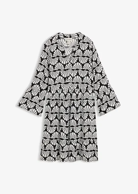 Tunika-Kleid aus flie&szlig;ender Viskose, bonprix