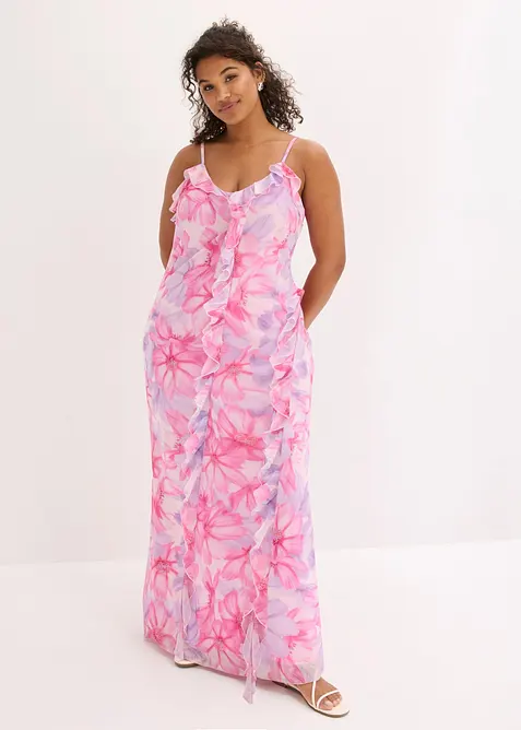 Tr&auml;gerkleid aus softem Mesh, bonprix