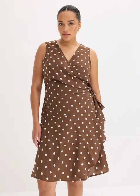 Robe portefeuille fluide, bonprix