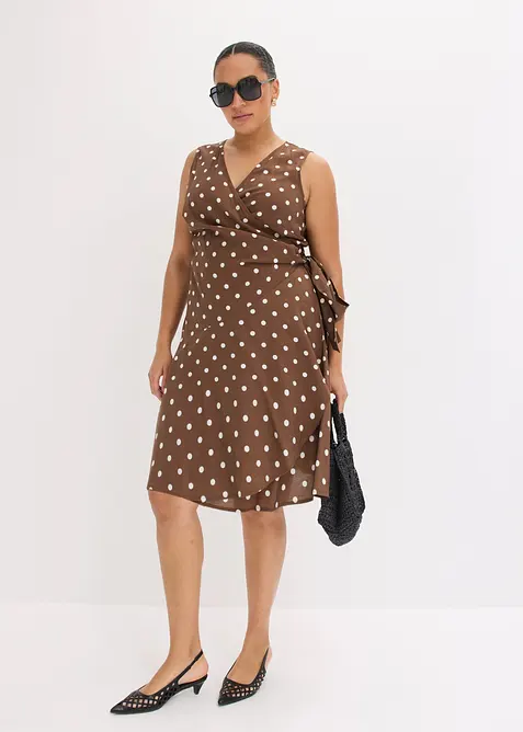 Robe portefeuille fluide, bonprix