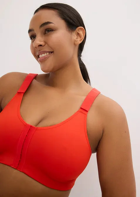 Soutien-gorge de sport fermeture devant, maintien mod&eacute;r&eacute;, bonprix