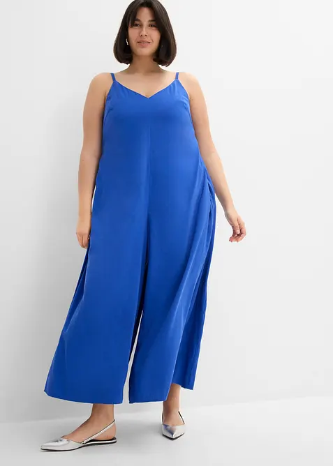 Combinaison en viscose m&eacute;lang&eacute;e &agrave; bretelles r&eacute;glables, bonprix