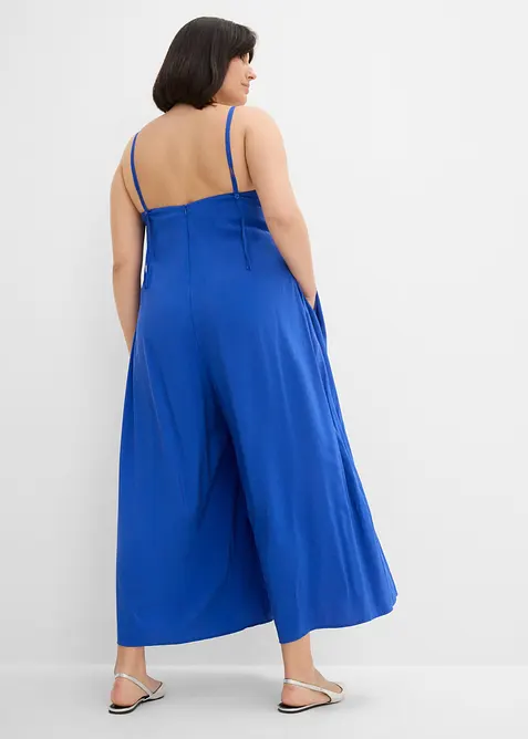 Combinaison en viscose m&eacute;lang&eacute;e &agrave; bretelles r&eacute;glables, bonprix