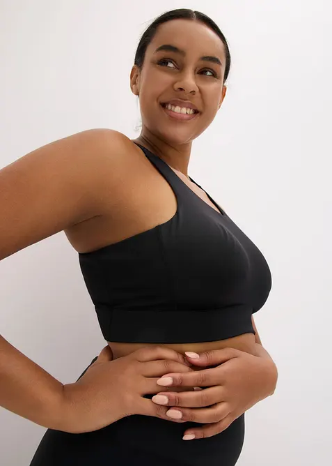 Soutien-gorge de sport dos nageur, maintien l&eacute;ger, bonprix