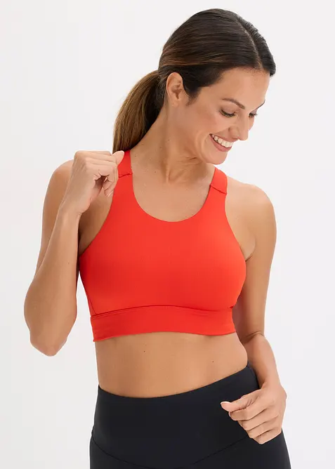 Soutien-gorge de sport dos nageur, maintien l&eacute;ger, bonprix