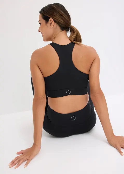 Racerback Sport-BH  mit leichtem Halt, bonprix