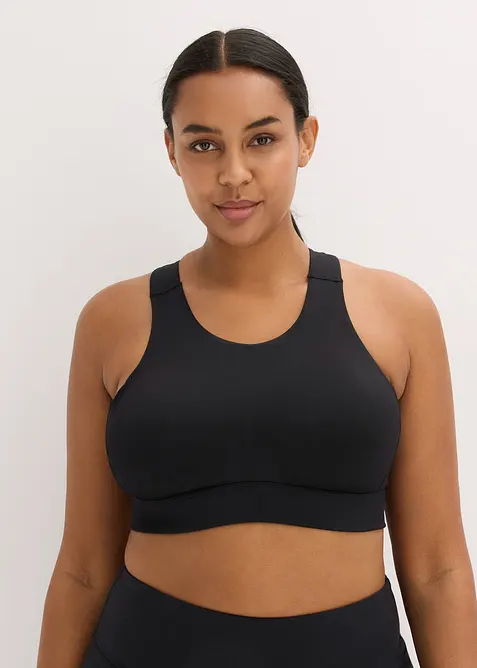 Soutien-gorge de sport dos nageur, maintien l&eacute;ger, bonprix