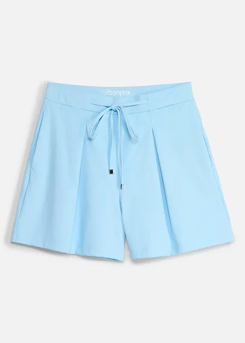 Short ultra l&eacute;ger &agrave; plis d&eacute;coratifs, s&eacute;chage rapide, bonprix
