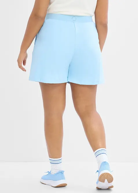 Short ultra l&eacute;ger &agrave; plis d&eacute;coratifs, s&eacute;chage rapide, bonprix
