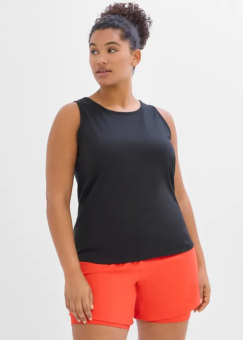 Lot de 2 tops de sport, s&eacute;chage rapide, bonprix