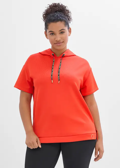 Sport-Shirt mit Kapuze, schnelltrocknend, bonprix