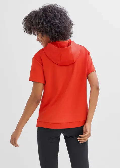Sport-Shirt mit Kapuze, schnelltrocknend, bonprix