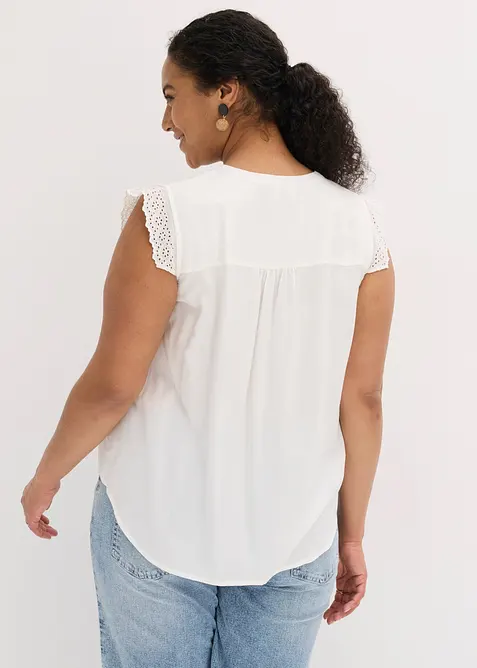 Blouse sans manches en viscose, bonprix