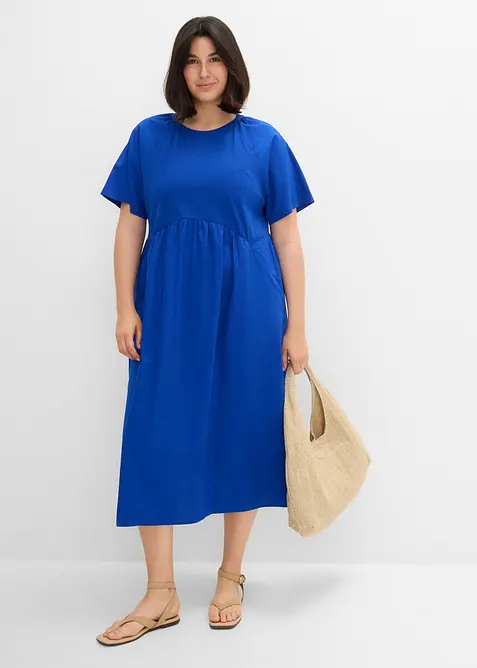 Robe midi 100% coton, bonprix