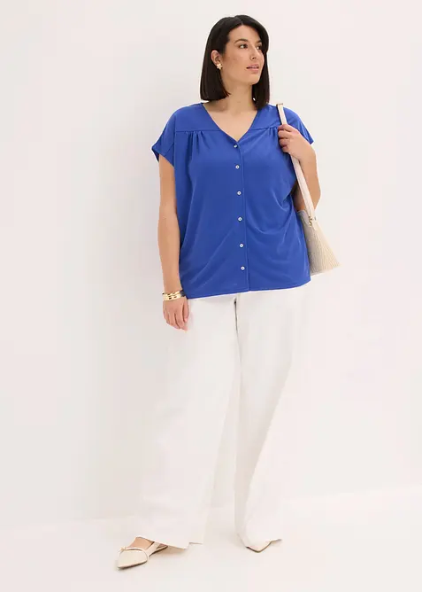 Shirtbluse aus Viskose Piqu&eacute;, bonprix
