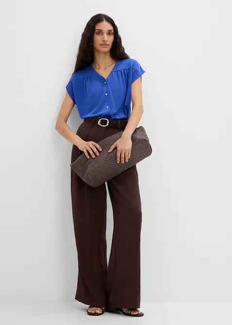 Shirtbluse aus Viskose Piqu&eacute;, bonprix