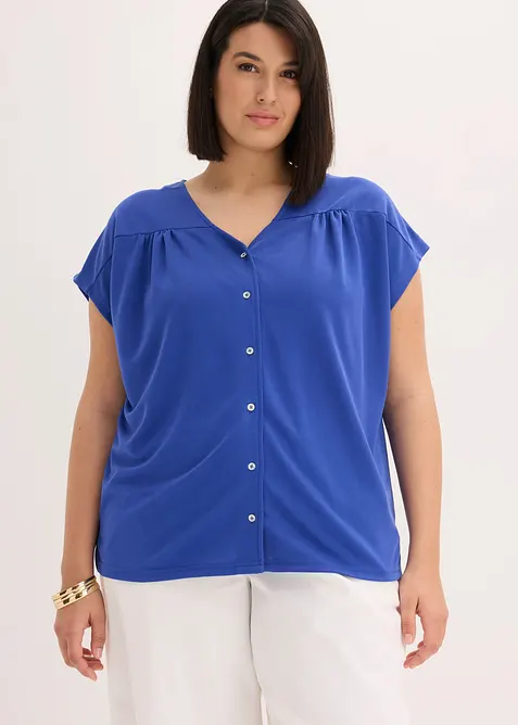 Shirtbluse aus Viskose Piqu&eacute;, bonprix