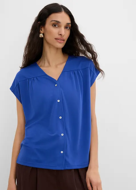 Shirtbluse aus Viskose Piqu&eacute;, bonprix