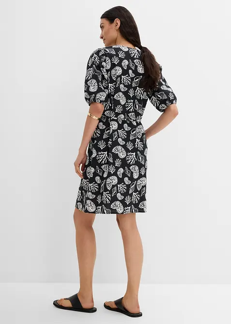 Blusenkleid mit Leinenanteil, bonprix