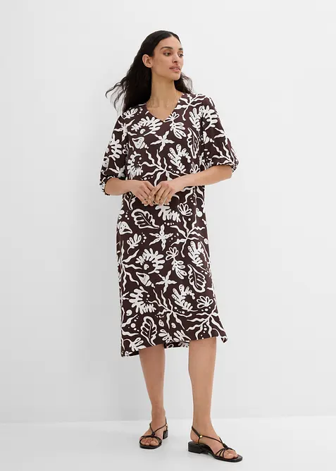 Midikleid aus Viskose-Mix, bonprix