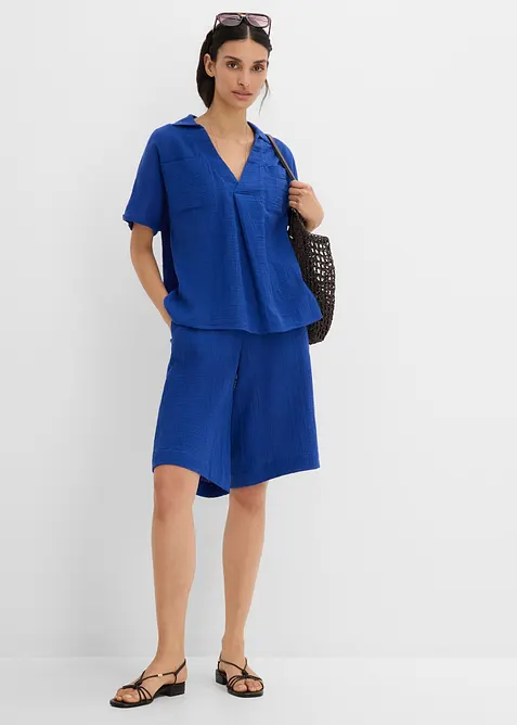 Blouse en gaze de coton douce, bonprix