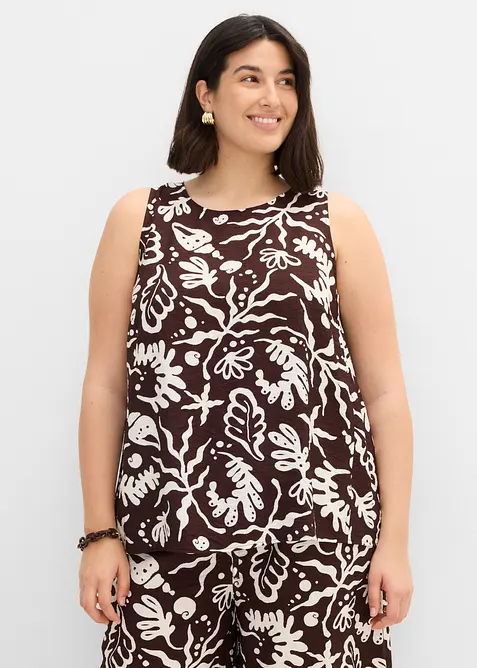 Top sans manches en viscose fluide, bonprix