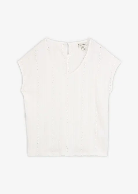 T-shirt ajour&eacute;, bonprix
