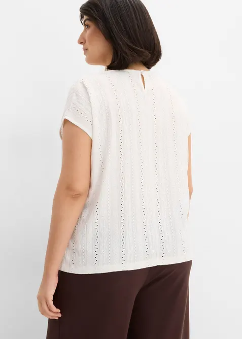 T-shirt ajour&eacute;, bonprix