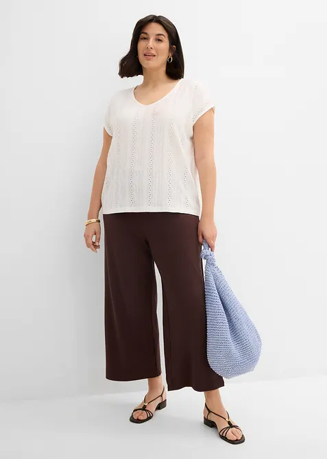 T-shirt ajour&eacute;, bonprix