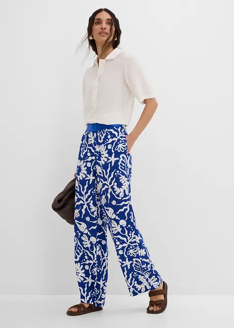 Marlenehose aus softer Viskose, bonprix