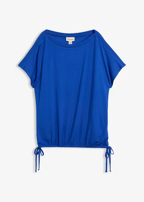 T-Shirt mit flie&szlig;ender Viskose, bonprix