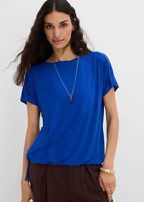 T-Shirt mit flie&szlig;ender Viskose, bonprix