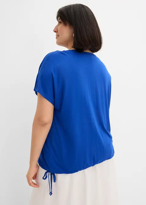 T-Shirt mit flie&szlig;ender Viskose, bonprix