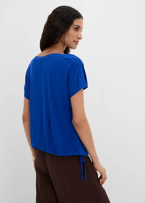 T-Shirt mit flie&szlig;ender Viskose, bonprix
