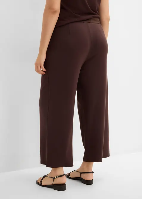 Jupe-culotte en viscose m&eacute;lang&eacute;e, bonprix