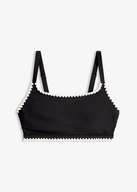 Bustier-Bikinioberteil mit Stickerei, bonprix
