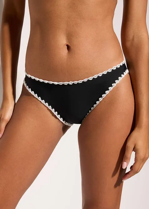 Bikinihose mit Stickerei, bonprix