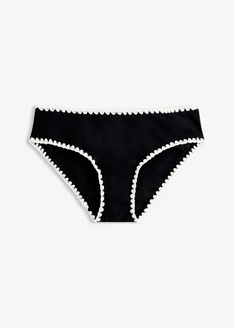 Bikinihose mit Stickerei, bonprix