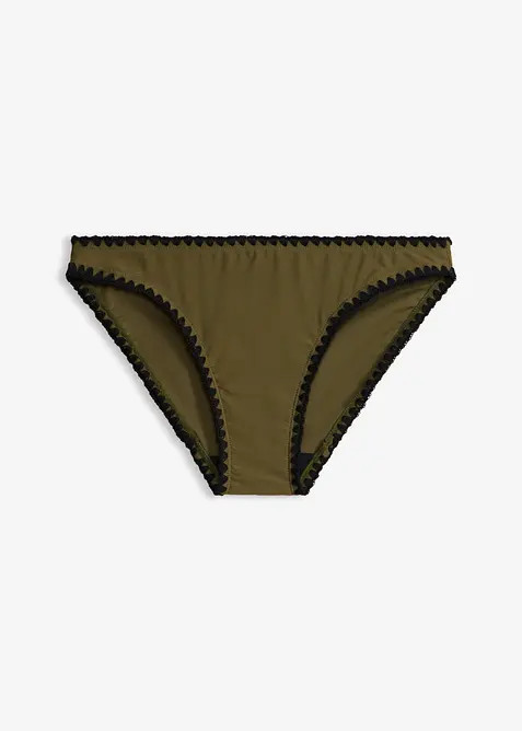 Bas de maillot orn&eacute; d&rsquo;une broderie, bonprix