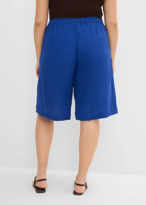 Bermuda &agrave; taille &eacute;lastiqu&eacute;e 100% coton, bonprix