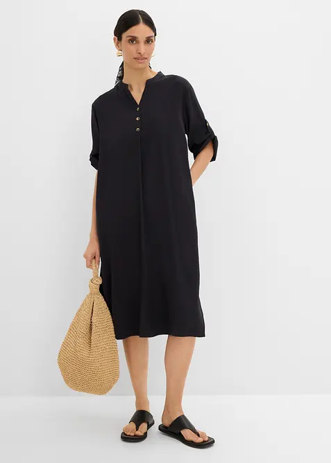 Midikleid aus Viskose-Mix, bonprix