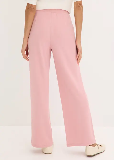 Pantalon &eacute;lastiqu&eacute; en interlock &eacute;pais, bonprix